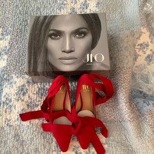 Brand new red high heels